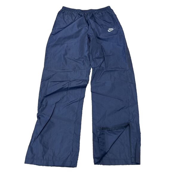 Vintage Nike Pants L Blue 70s 80's Made in Japan Track Athletic Nylon Jogger - Picture 1 of 12